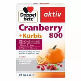 DOPPELHERZ Dzērveņu + ķirbju kapsulas, 60 kapsulas