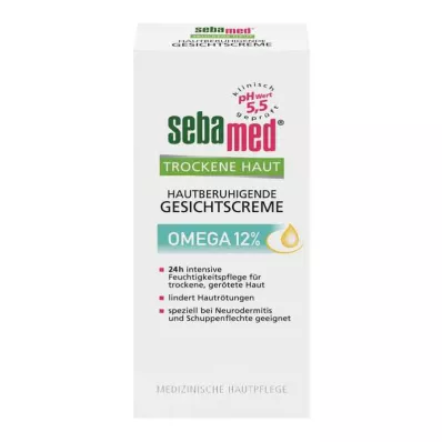 SEBAMED Sausas ādas 12% Omega sejas krēms, 50 ml SEBAMED Sausas ādas 12% Omega sejas krēms, 50 ml