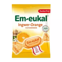 EM-EUKAL Ingvera apelsīnu konfektes bez cukura, 75 g