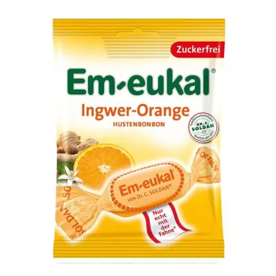 Em-eukal klepus pilieni ingvera apelsīns bez cukura, 75 g Em-eukal klepus pilieni ingvera apelsīns bez cukura, 75 g