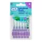Tepe starpzobu birste 1.1mm violeta, 6gab