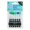 Tepe starpzobu birste 1.5mm melna, 6gab