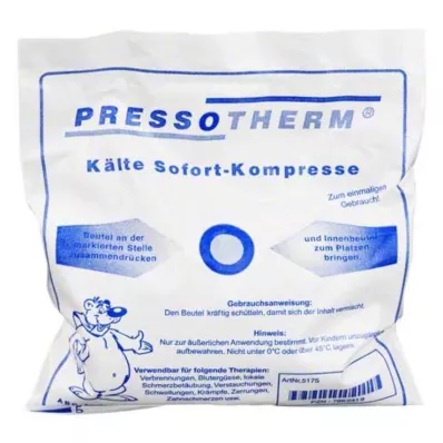 PRESSOTHERM Tūlītējas aukstuma kompreses, 1 gab PRESSOTHERM Tūlītējas aukstuma kompreses, 1 gab