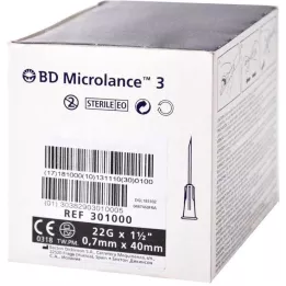 BD MICROLANCE Speciālā kanila 22 G 1 1/2, 100 gab