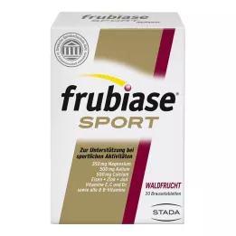 FRUBIASE SPORT Meža augļu putojošās tabletes, 20 gab