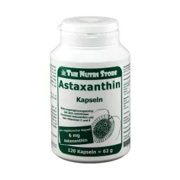 ASTAXANTHIN 6 mg veģetāras kapsulas, 120 gab