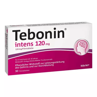 TEBONIN intens 120 mg apvalkotās tabletes, 30 gab