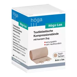 HÖGA-LAN Īsa stiepuma pārsējs 8 cmx5 m, 1 gab