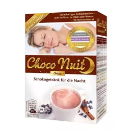 CHOCO NUIT Labas nakts šokolādes dzēriena pulveris, 10 gab
