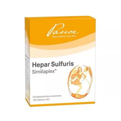 Hepar sulfuris Similiaplex tabletes, 100 gab Hepar sulfuris Similiaplex tabletes, 100 gab