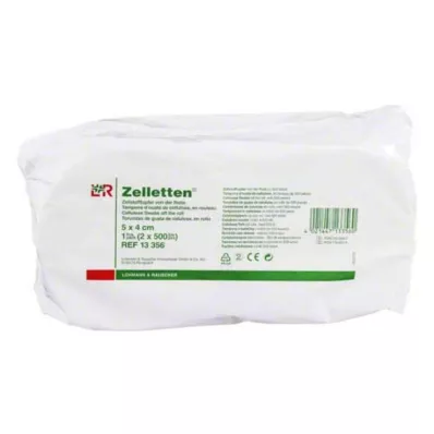 Celulozes tampons 5x4cm rullis, 2x500 gab Celulozes tampons 5x4cm rullis, 2x500 gab