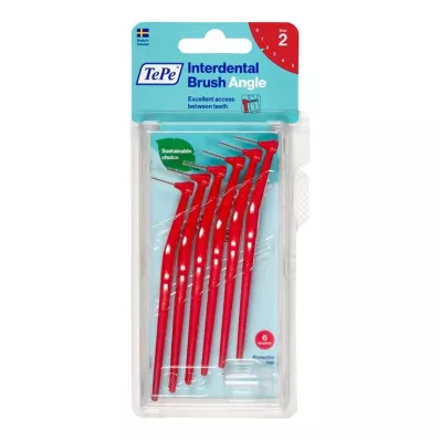 Tepe Angle starpzobu birste 0,5mm sarkana, 6gab