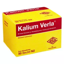 KALIUM VERLA Granulas Btl., 50 gab
