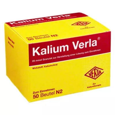 KALIUM VERLA Granulas Btl., 50 gab KALIUM VERLA Granulas Btl., 50 gab