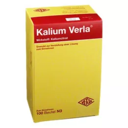 KALIUM VERLA Granulas Btl. 100 gab