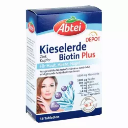 ABTEI Siliceous Earth Plus Biotin Depot tabletes, 56 gab