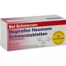 IBUPROFEN Heumann pretsāpju tabletes 400 mg, 50 gab