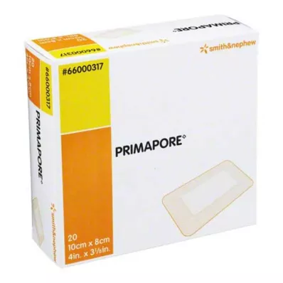 Primapore brūču pārsējs 10x8 cm, 20 gab