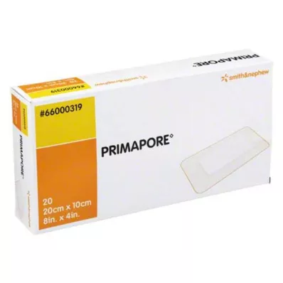 Primapore brūču pārsējs 20x10 cm, 20 gab