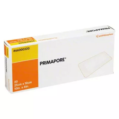 PRIMAPORE 10x25 cm brūču pārsējs sterils, 20 gab