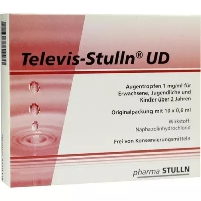 TELEVIS Stulln UD Acu pilieni, 10X0,6 ml