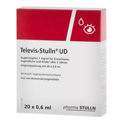 TELEVIS Stulln UD Acu pilieni, 20X0,6 ml TELEVIS Stulln UD Acu pilieni, 20X0,6 ml