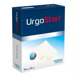 URGOSTART 10x12 cm putuplasta brūču pārsējs, 10 gab