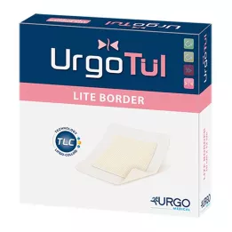 URGOTÜL Lite Border 8x8 cm pārsējs, 10 gab