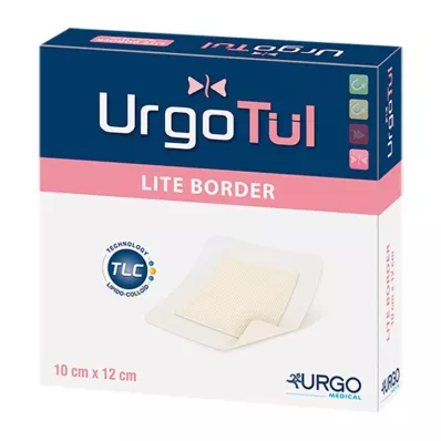 Urgotül Lite Border 10x12 cm pārsējs, 10 gab Urgotül Lite Border 10x12 cm pārsējs, 10 gab
