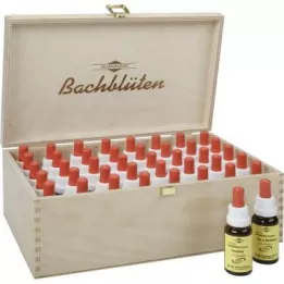 Oriģināls BACHBLUTEN Murnau pilienu komplekts koka kastītē, 38X20 ml