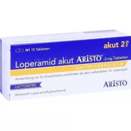 LOPERAMID akūtas Aristo 2 mg tabletes, 10 gab