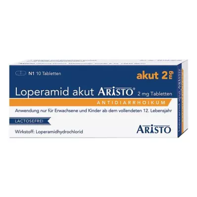 LOPERAMID akūtas Aristo 2 mg tabletes, 10 gab LOPERAMID akūtas Aristo 2 mg tabletes, 10 gab