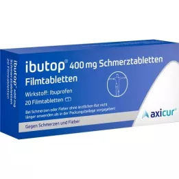 IBUTOP 400 mg pretsāpju apvalkotās tabletes, 20 gab