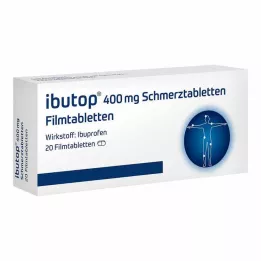 IBUTOP 400 mg pretsāpju apvalkotās tabletes, 20 gab