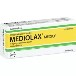 MEDIOLAX Medice zarnās apvalkotās tabletes, 50 gab