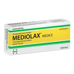 MEDIOLAX Medice zarnās apvalkotās tabletes, 50 gab