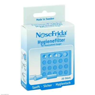 Deguna sekrēta aspiratora higiēnas filtrs Nosefrida, 20 gab