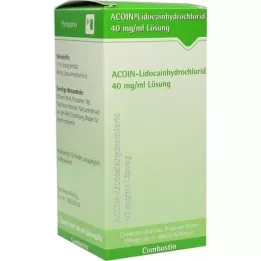 ACOIN-Lidokaīna hidrohlorīda 40 mg/ml šķīdums, 50 ml