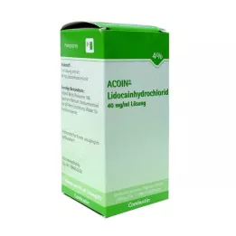 ACOIN-Lidokaīna hidrohlorīda 40 mg/ml šķīdums, 50 ml