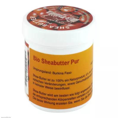 SHEABUTTER Bioloģiski tīrs, nerafinēts, 50 g SHEABUTTER Bioloģiski tīrs, nerafinēts, 50 g