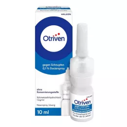 OTRIVEN 0,1% dozēšanas aerosols bez konservantiem, 10 ml