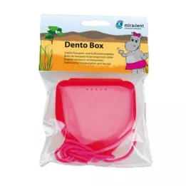 MIRADENT Breketu kaste Dento Box I rozā, 1 gab