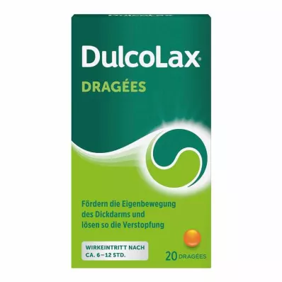 DULCOLAX Dragees zarnās apvalkotās tabletes, 20 gab DULCOLAX Dragees zarnās apvalkotās tabletes, 20 gab