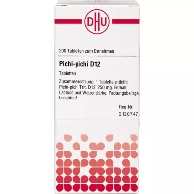 PICHI-pichi D 12 tabletes, 200 gab