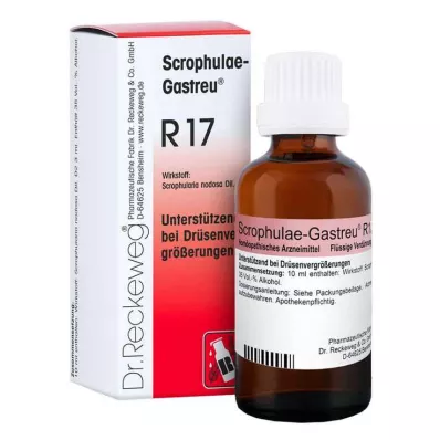 Scrophulae Gastreu R 17 iekšķīgi lietojami pilieni, 50 ml Scrophulae Gastreu R 17 iekšķīgi lietojami pilieni, 50 ml