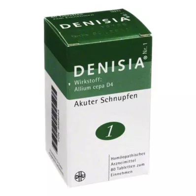 DENISIA 1 Aukstuma tabletes, 80 gab DENISIA 1 Aukstuma tabletes, 80 gab