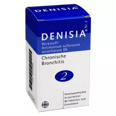 DHU Denisia 2 hroniskā bronhīta tabletes, 80 gab