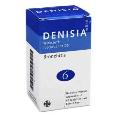 DHU Denisia 6 elpceļu slimību tabletes, 80 gab