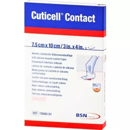 CUTICELL Kontaktu pārsējs 7,5x10 cm, 5 gab