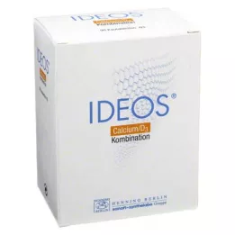 IDEOS 500 mg/400 I.U. košļājamās tabletes, 90 kapsulas